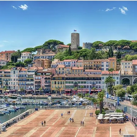 公寓 33 M2 Comme Junior - Vue Port Et Palais Des Festivals *